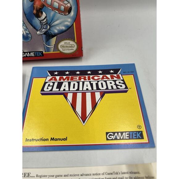 American Gladiators Nintendo NES Complete CIB Excellent Condition - Tested - Picture 5 of 16